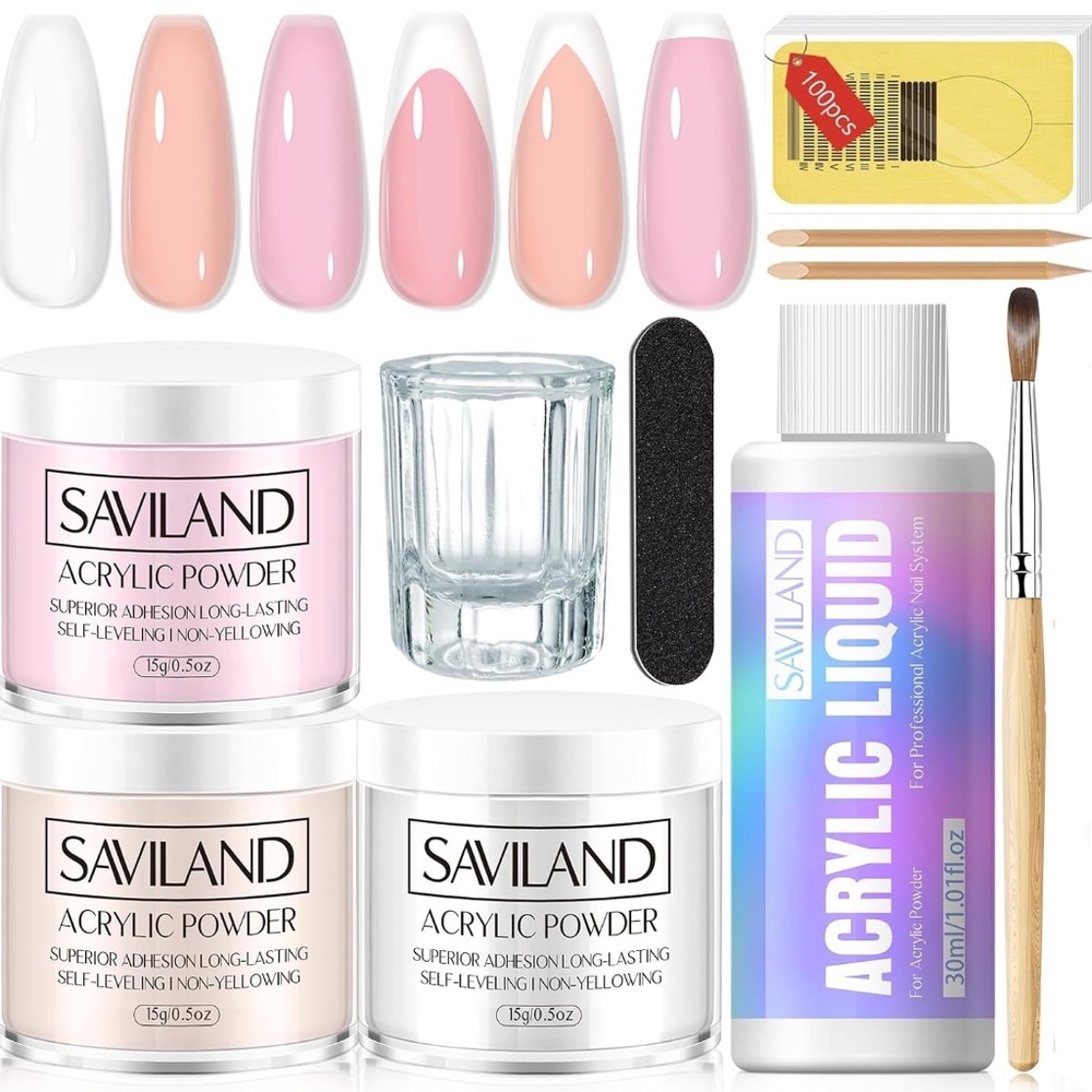 Saviland Acrylic Nail kit